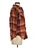 Maurices 100% Cotton Plaid Brown 3/4 Sleeve Button-Down Shirt Size S - photo 4