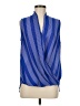 Pleione 100% Polyester Blue Sleeveless Blouse Size M - photo 1