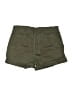 One 5 One Solid Green Khaki Shorts Size 2 - photo 2