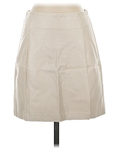 Blue Rain Faux Leather Skirt (view 1)