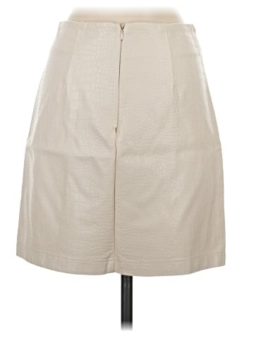 Blue Rain Faux Leather Skirt (view 2)