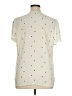 41Hawthorn 100% Polyester Ivory Short Sleeve Blouse Size XL - photo 2