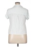 Japna 100% Rayon Stripes White Short Sleeve Blouse Size XL - photo 2