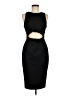 ASOS Solid Black Cocktail Dress Size 8 - photo 1