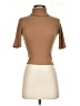 Zara Brown Short Sleeve Turtleneck Size S - photo 1