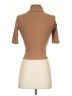 Zara Brown Short Sleeve Turtleneck Size S - photo 2