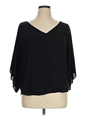 White House Black Market 3/4 Sleeve Blouse (view 1)