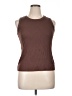 Halogen Brown Sleeveless Top Size XL - photo 1