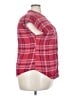 Torrid Plaid Red Sleeveless Button-Down Shirt Size 2X Plus (2) - photo 4