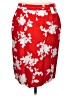 Talbots 100% Cotton Print Red Formal Skirt Size 6 - photo 2