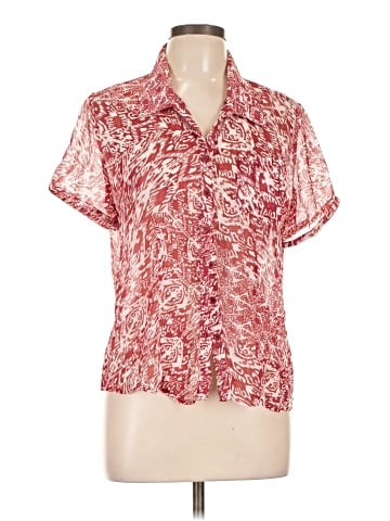 Christopher & Banks Short Sleeve Blouse (view 1)
