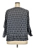 MICHAEL Michael Kors 100% Polyester Blue 3/4 Sleeve Blouse Size 2X - photo 2