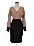 Shein Color Block Brown Cocktail Dress Size 6 - photo 1