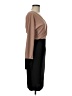 Shein Color Block Brown Cocktail Dress Size 6 - photo 4
