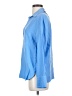 MNG 100% Lyocell Blue Long Sleeve Blouse Size 2 - photo 5