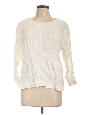 Hot Cotton 3/4 Sleeve Blouse (view 1)