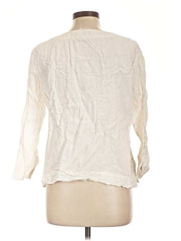 Hot Cotton 3/4 Sleeve Blouse (view 2)