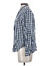 Levi's Checkered-gingham Blue Long Sleeve Button-Down Shirt Size S - photo 5