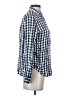 Levi's Checkered-gingham Blue Long Sleeve Button-Down Shirt Size S - photo 4