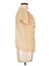 Fun2Fun 100% Polyester Ivory Short Sleeve Blouse Size L - photo 4