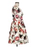 Ted Baker London 100% Polyester Floral Gray Cocktail Dress Size 6 (2) - photo 4