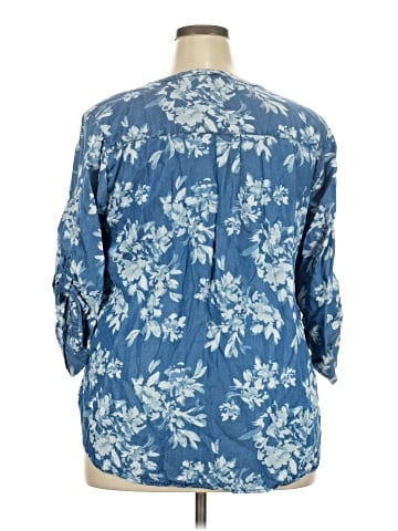 Torrid 3/4 Sleeve Blouse (view 2)