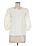 NATION LTD 100% Cotton Ivory 3/4 Sleeve Top Size M - photo 1