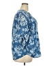 Torrid 100% Tencel Blue 3/4 Sleeve Blouse Size 2X Plus (2) - photo 4