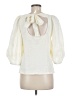 NATION LTD 100% Cotton Ivory 3/4 Sleeve Top Size M - photo 2