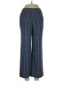 Chico's 100% Polyester Stripes Blue Dress Pants Size Sm Petite (0) - photo 1