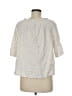 Current/Elliott Ivory 3/4 Sleeve Blouse Size Med (2) - photo 2