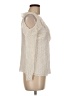 Club Monaco Ivory Sleeveless Blouse Size M - photo 4