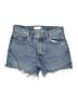 Zara Blue Denim Shorts Size 6 - photo 1