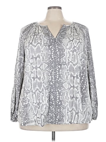 Lane Bryant Long Sleeve Blouse (view 1)