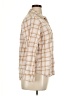 Old Navy 100% Cotton Plaid Tan Long Sleeve Button-Down Shirt Size XL - photo 4