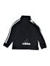 Adidas 100% Polyester Black Zip Up Hoodie Size 5 - photo 2