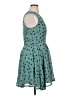 Maison Jules 100% Polyester Polka Dots Teal Cocktail Dress Size XL - photo 4