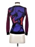 Diane von Furstenberg 100% Wool Print Purple Wool Pullover Sweater Size P (petite) - photo 2