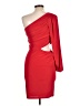 21 Saints Solid Red Cocktail Dress Size L - photo 2