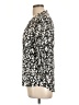 Monday Fun 100% Rayon Animal Print Ivory 3/4 Sleeve Blouse Size L - photo 5