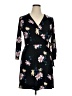 Apt. 9 Floral Black Casual Dress Size XL - photo 1