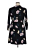Apt. 9 Floral Black Casual Dress Size XL - photo 2