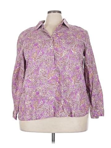 J.Jill 3/4 Sleeve Button-Down Shirt (view 1)