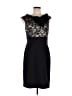 Connected Apparel 100% Polyester Black Cocktail Dress Size 10 - photo 1