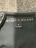 Antonio Melani Solid Black Wool Skirt Size 2 - photo 4