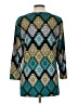 JM Collection Teal 3/4 Sleeve Blouse Size L - photo 2