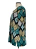 JM Collection Teal 3/4 Sleeve Blouse Size L - photo 5