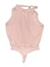 Express 100% Recycled Polyester Pink Bodysuit Size XL - photo 2