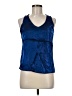 Jessica Blue Sleeveless Blouse Size M - photo 1