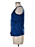 Jessica Blue Sleeveless Blouse Size M - photo 5